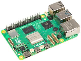 [photo of a raspberry pi 5 computer board]